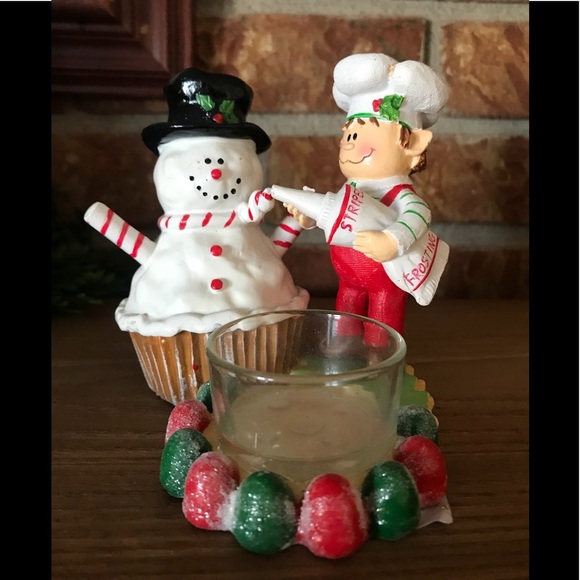 Yankee Candle Snowman Cupcake Gumdrop Candle - Picture 1 of 6